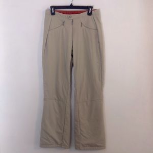 Salmon Tan ski snowboard womens pants schoeller cordura fabric size M